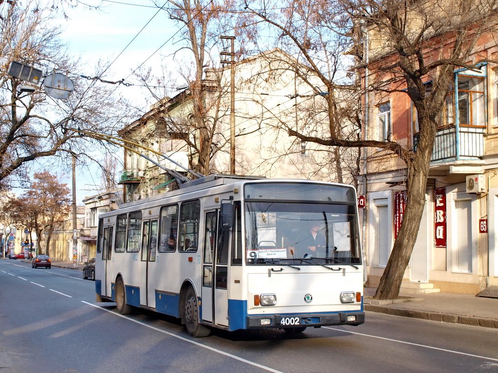 Одесса, Škoda 14Tr17/6M № 4002