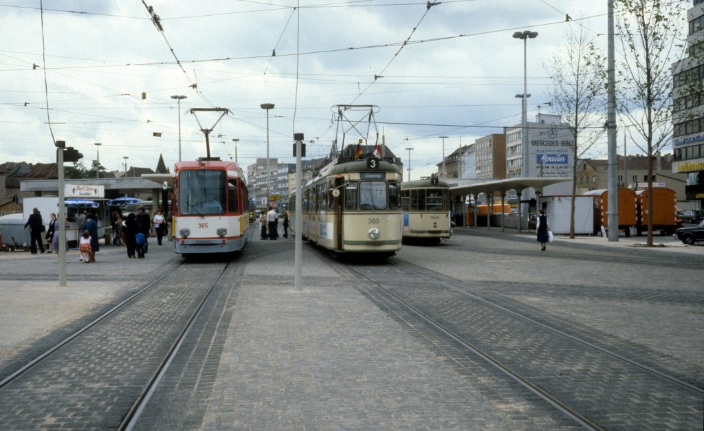 Nuremberg, MAN N6S № 365; Nuremberg, MAN GT6 № 303
