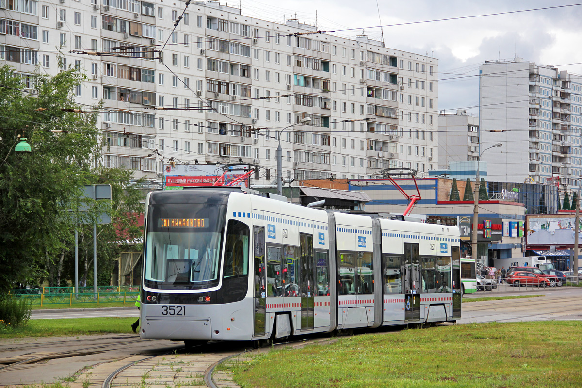 Москва, 71-414 (Pesa Fokstrot) № 3521