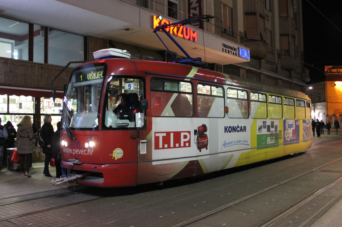 Osijek, Tatra T3PV.O Br. 0715 Osijek, Tatra T3PV.O Br. 0715