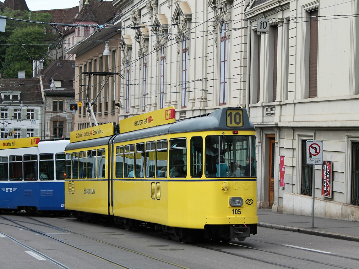 Basel, SWP/BBC Be 4/6 Nr 105