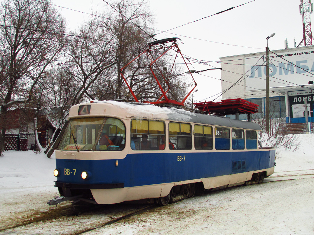 Ульяновск, Tatra T3SU (двухдверная) № ВВ-7