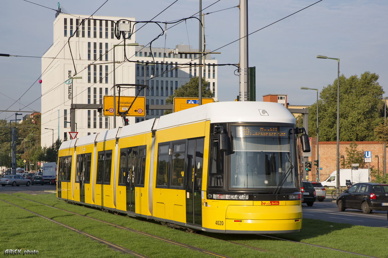 Берлин, Bombardier Flexity Berlin (GT6-08ZR/F6Z) № 4020
