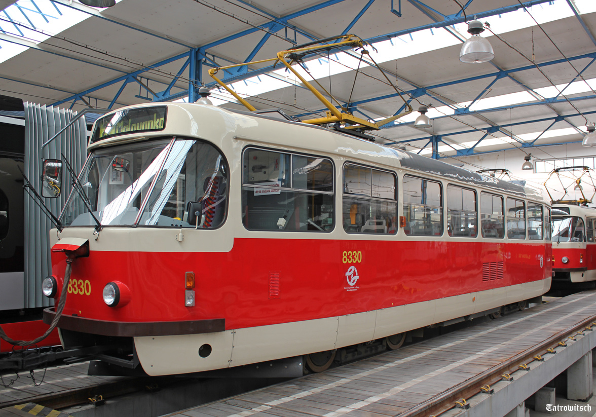 Прага, Tatra T3R.P № 8330; Прага — Трамвайные депо Прага, Tatra T3R.P № 8330; Прага — Трамвайные депо