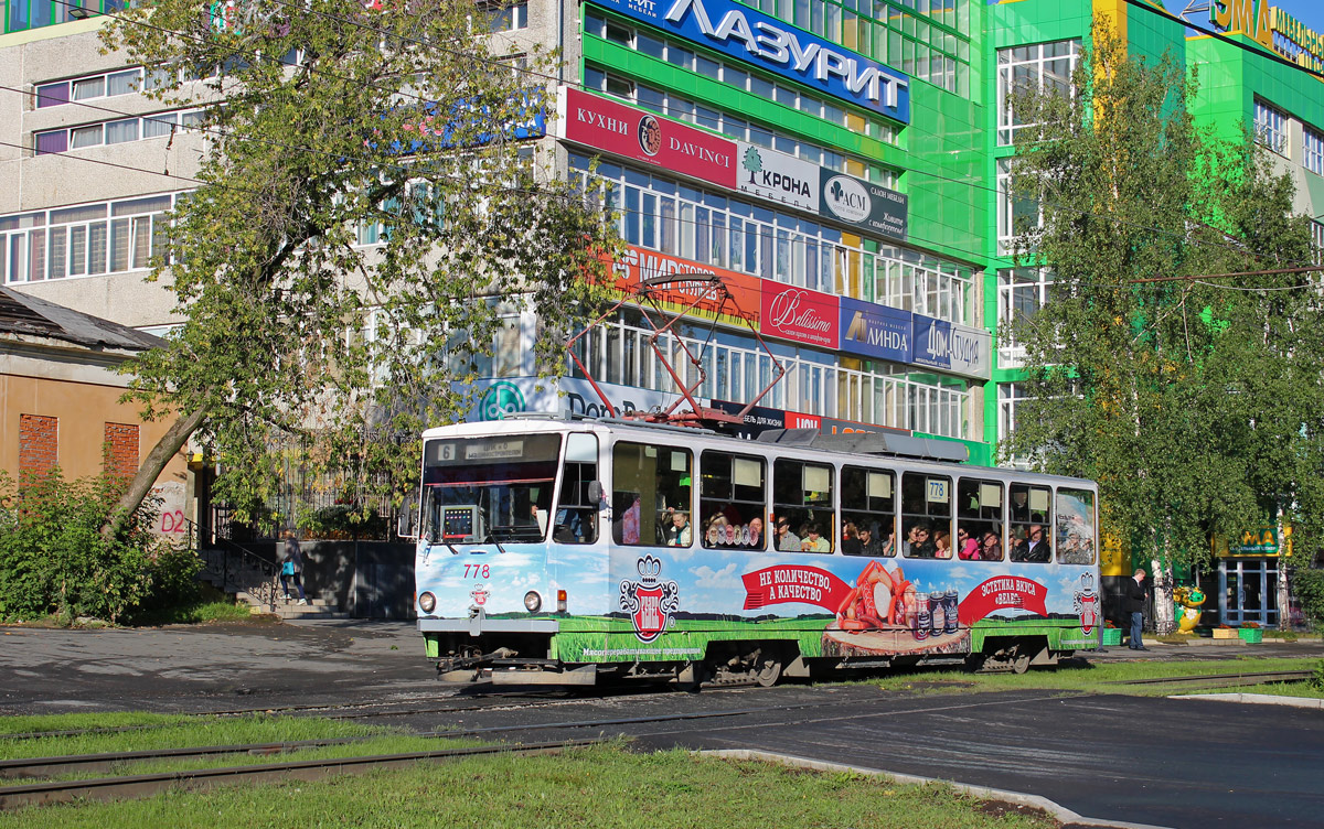 Екатеринбург, Tatra T6B5SU № 778