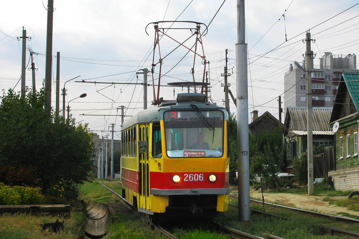 Волгоград, Tatra T3SU мод. ВЗСМ № 2606
