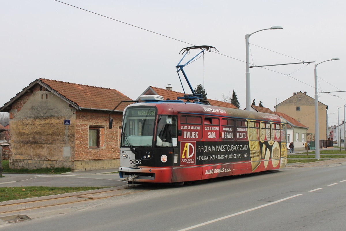 Eszék, Tatra T3PV.O — 0602