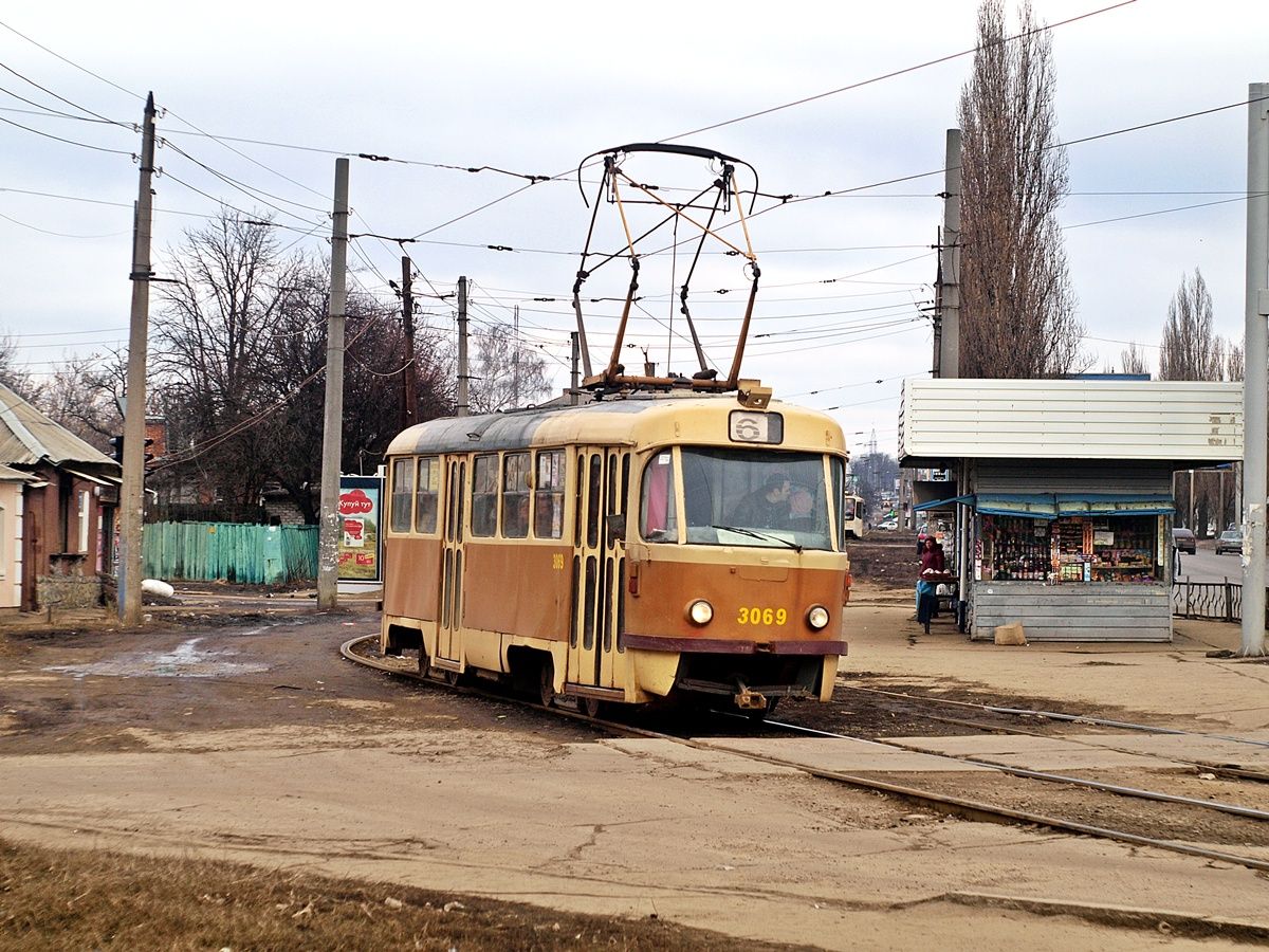 Харьков, Tatra T3SU № 3069