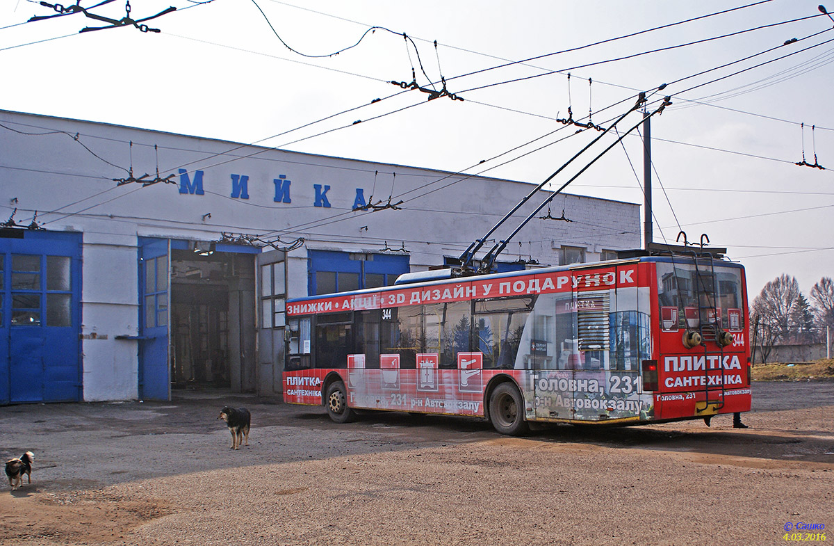 Черновцы, ЛАЗ E183D1 № 344