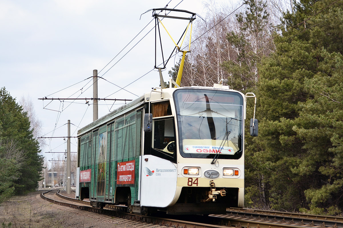 Stary Oskol, 71-619KT č. 84; Stary Oskol — Tram and Nature