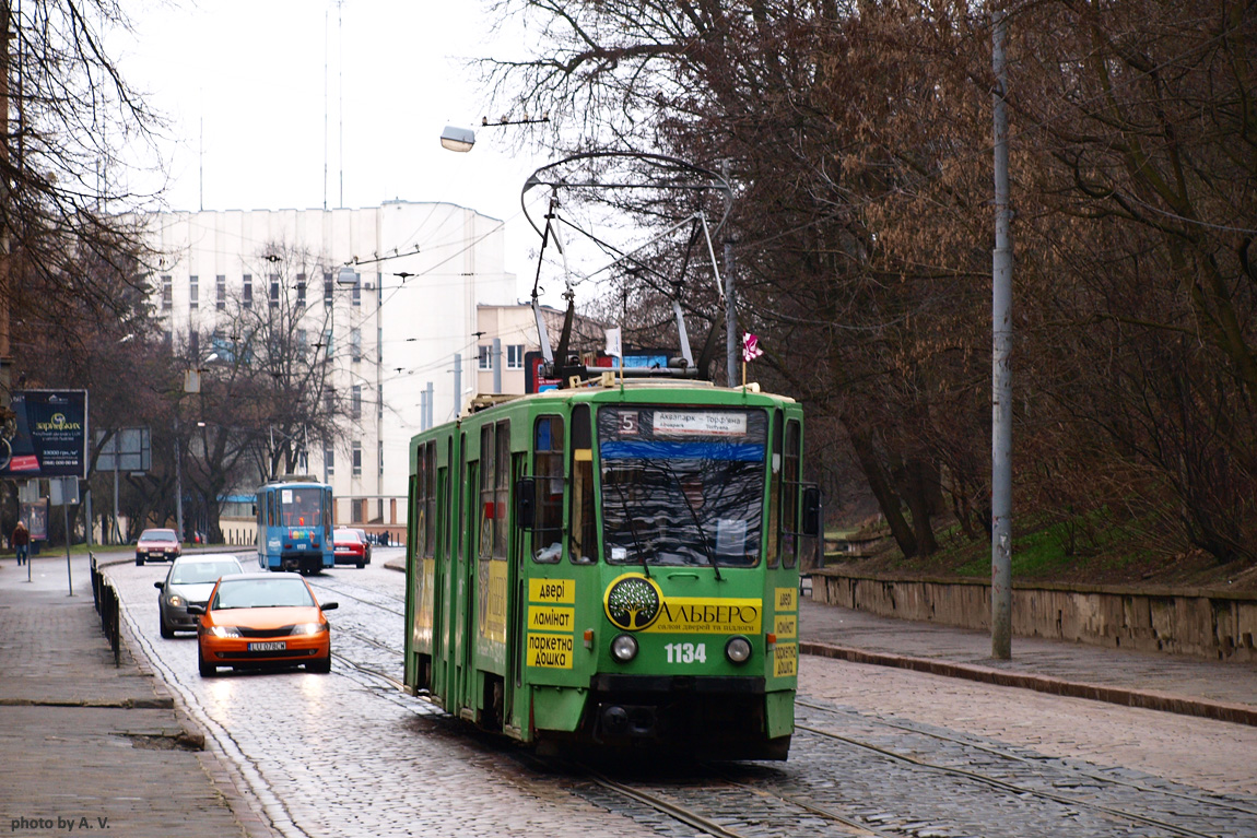 Львов, Tatra KT4SU № 1134