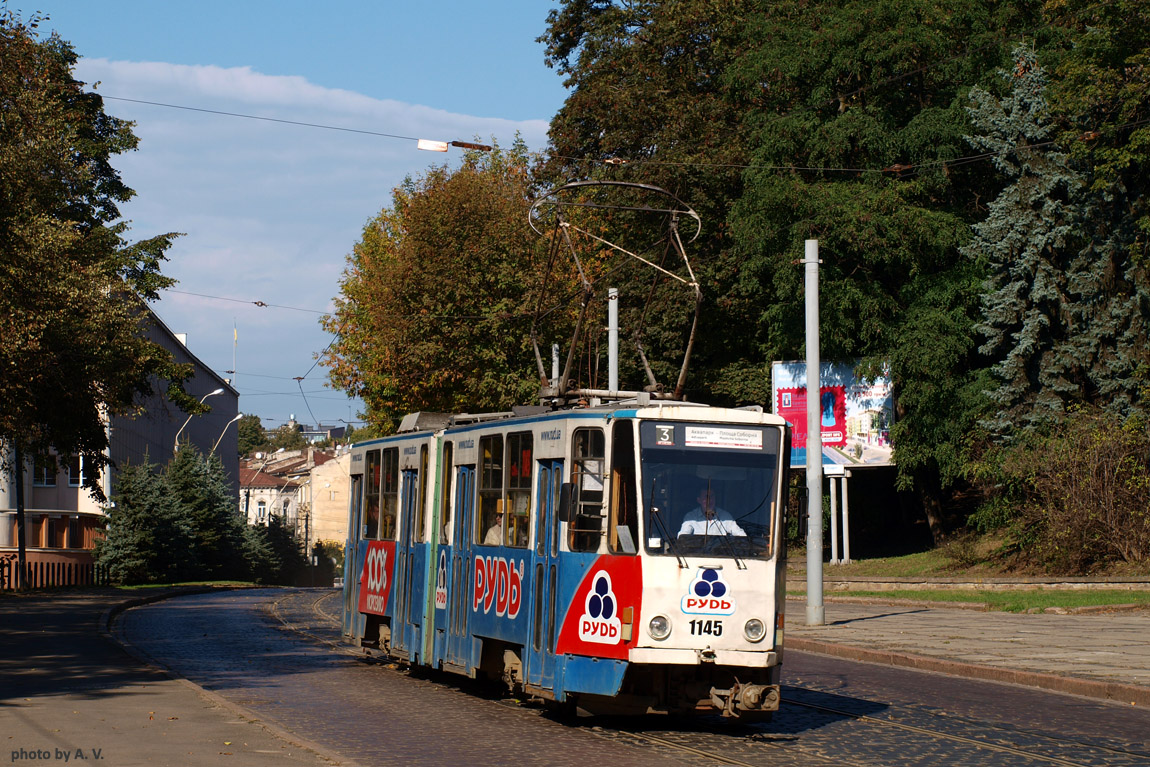 Львов, Tatra KT4SU № 1145