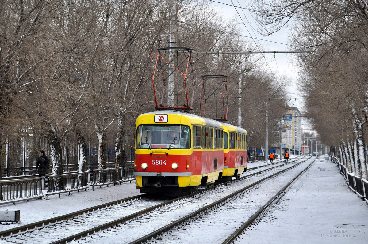 Волгоград, Tatra T3SU № 5804; Волгоград, Tatra T3SU № 5800