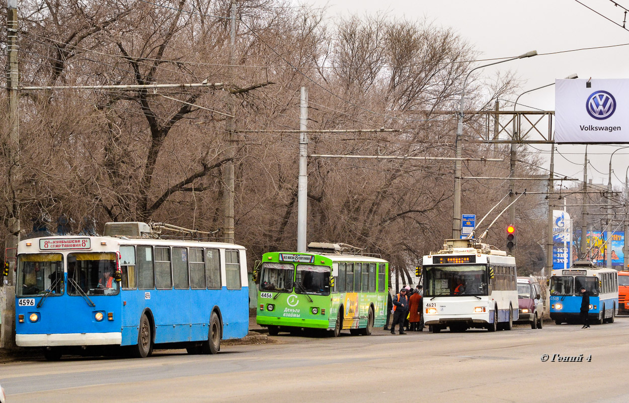 Volgograd, ZiU-682 GOH VZTM č. 4596; Volgograd, ZiU-682 (VZSM) č. 4456; Volgograd, Trolza-5275.03 “Optima” č. 4621 Volgograd, ZiU-682 GOH VZTM č. 4596; Volgograd, ZiU-682 (VZSM) č. 4456; Volgograd, Trolza-5275.03 “Optima” č. 4621