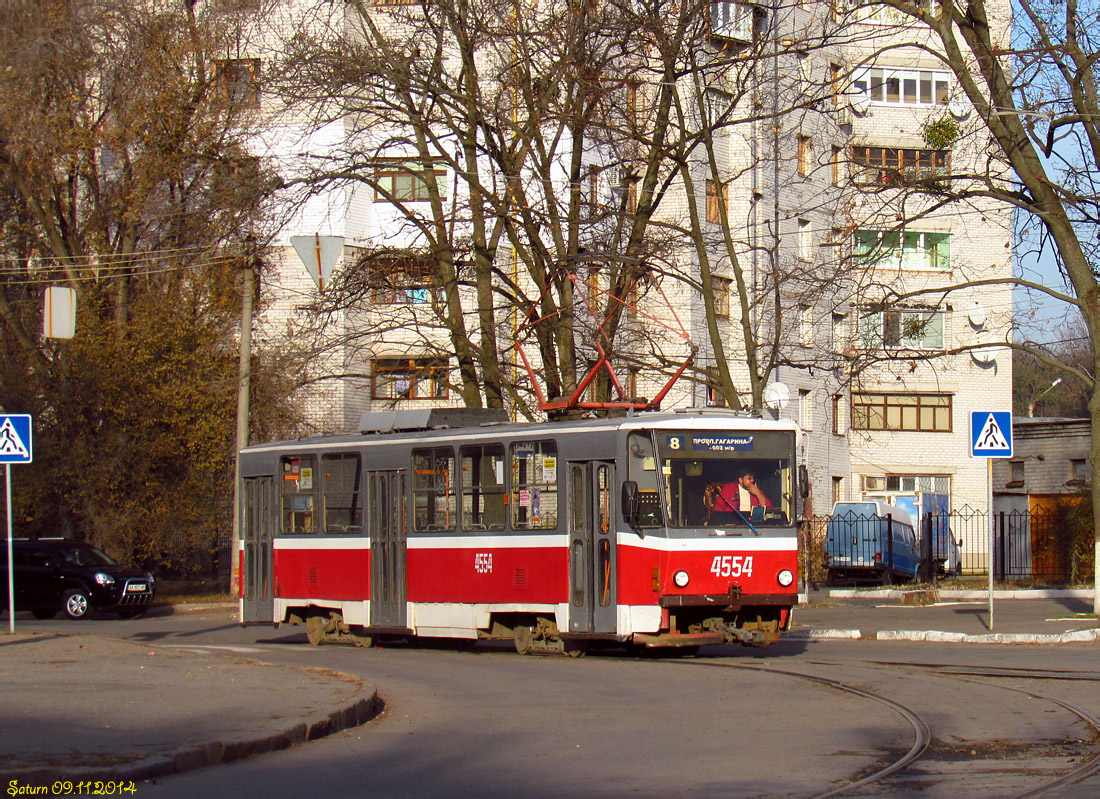 Харьков, Tatra T6B5SU № 4554