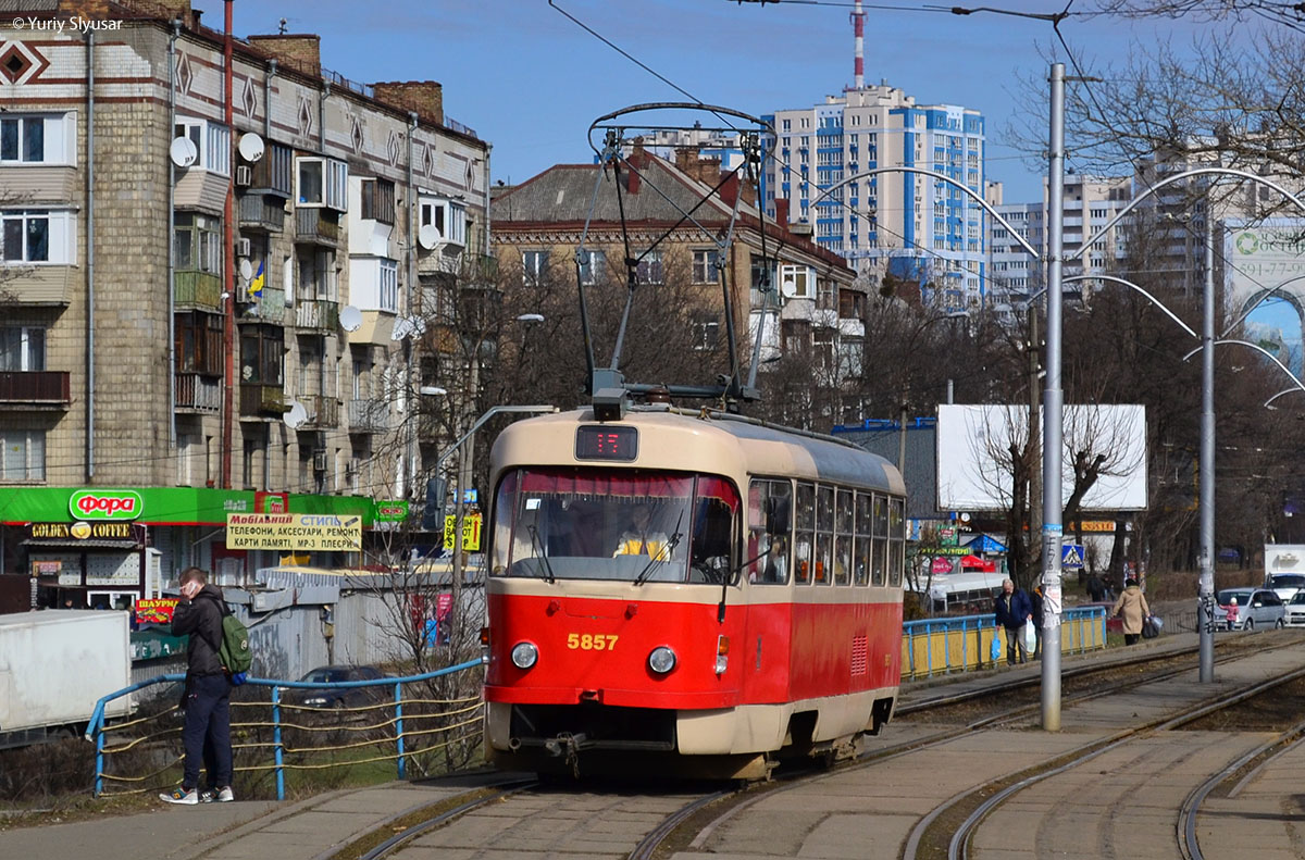Киев, Tatra T3SUCS № 5857