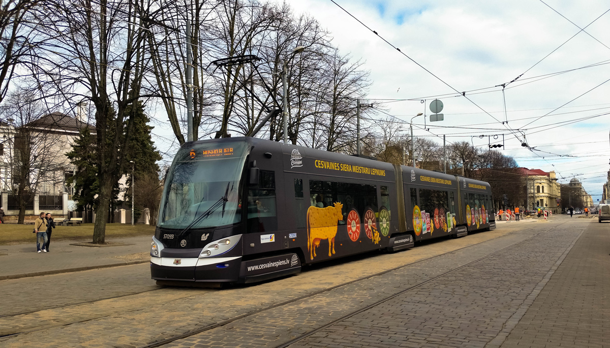 Рига, Škoda 15T ForCity Alfa Riga № 57093