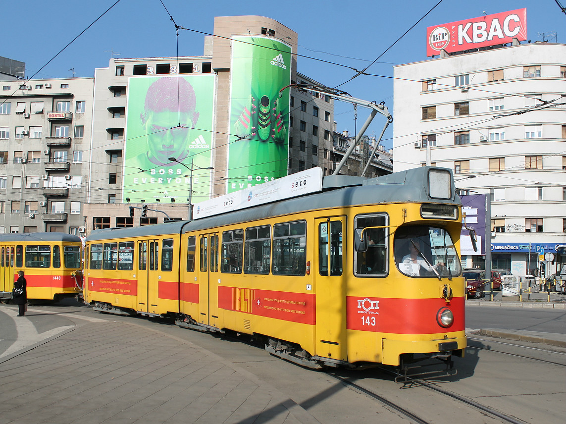 Белград, Duewag GT6 № 143