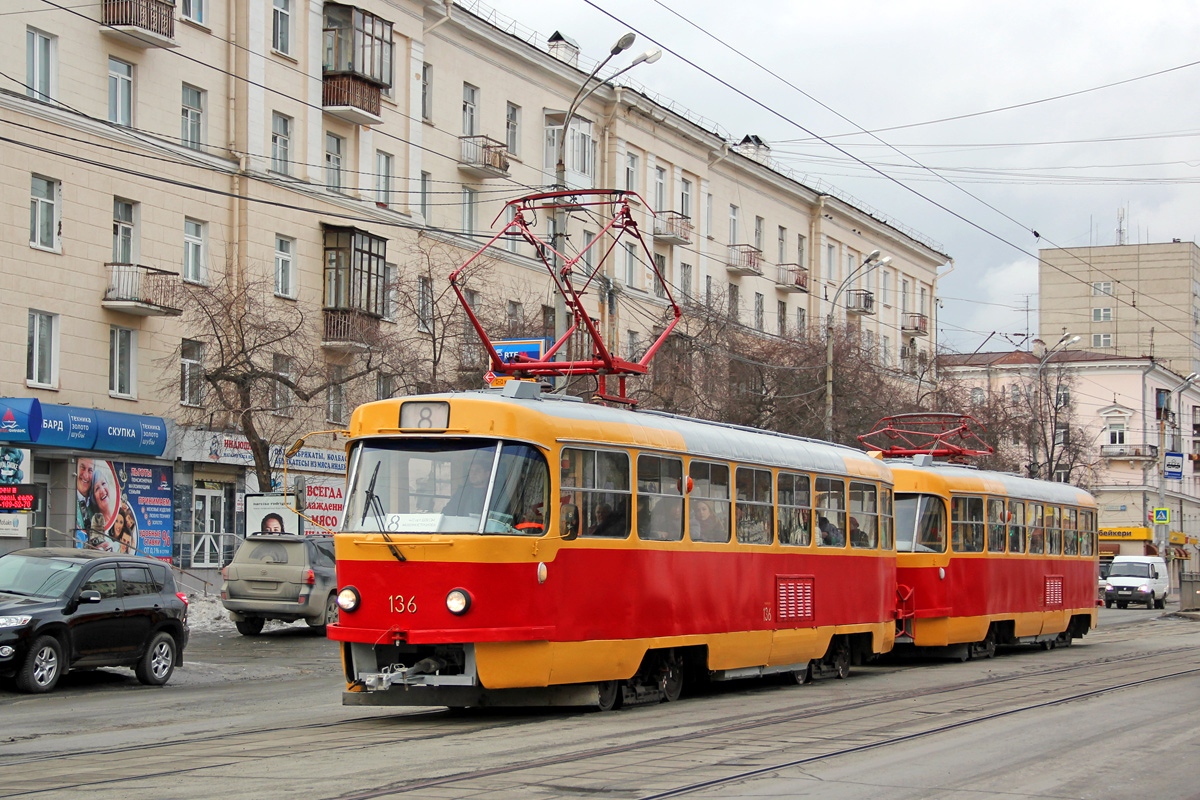 Екатеринбург, Tatra T3SU № 136