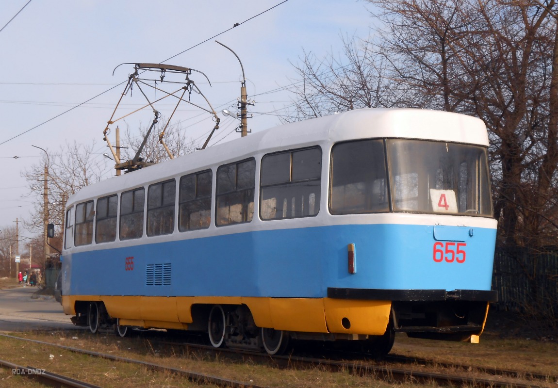 Каменское, Tatra T3SU № 655