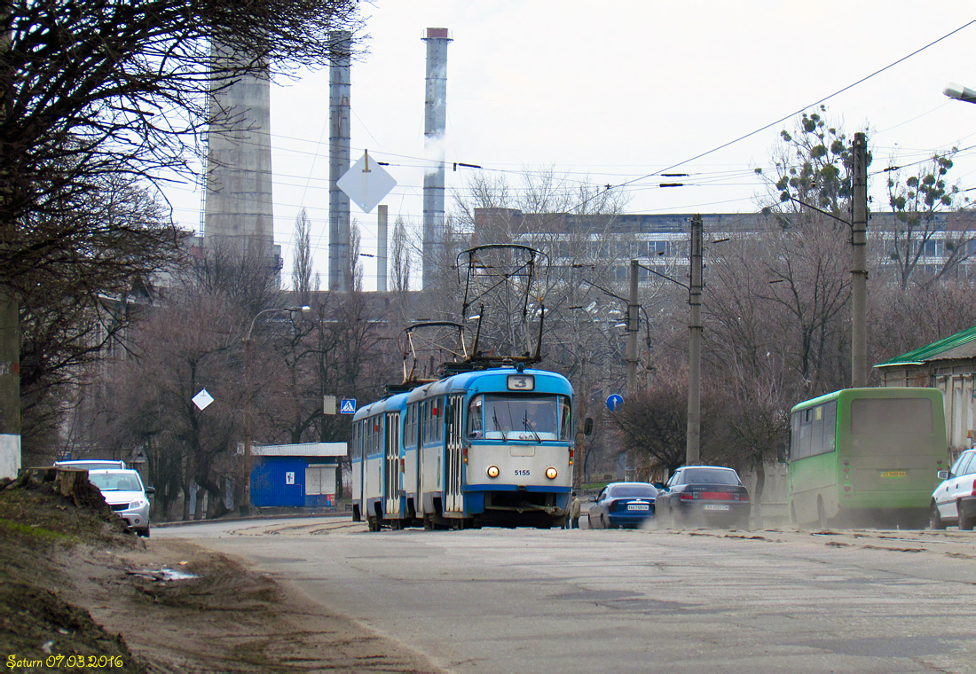 Харьков, Tatra T3A № 5155