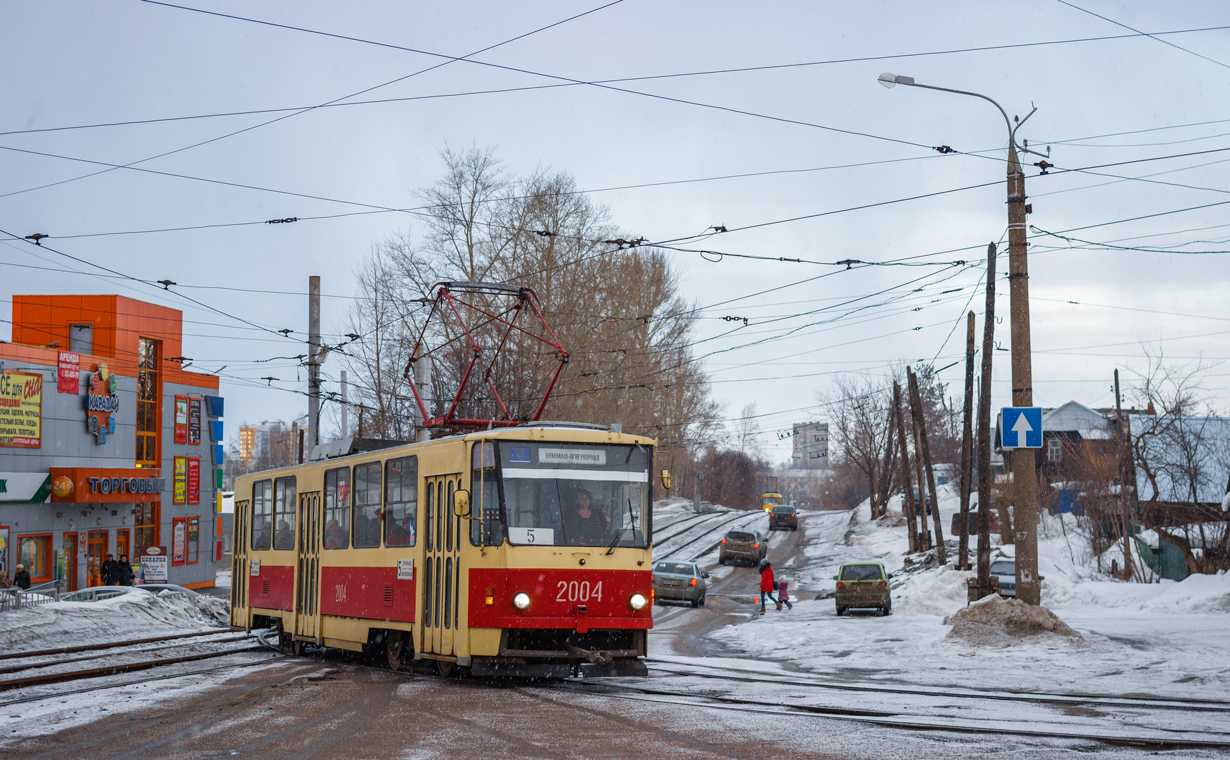 Ижевск, Tatra T6B5SU № 2004