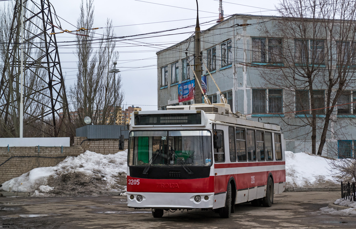 Самара, ЗиУ-682Г-016.03 № 3205; Самара — Троллейбусное депо № 3