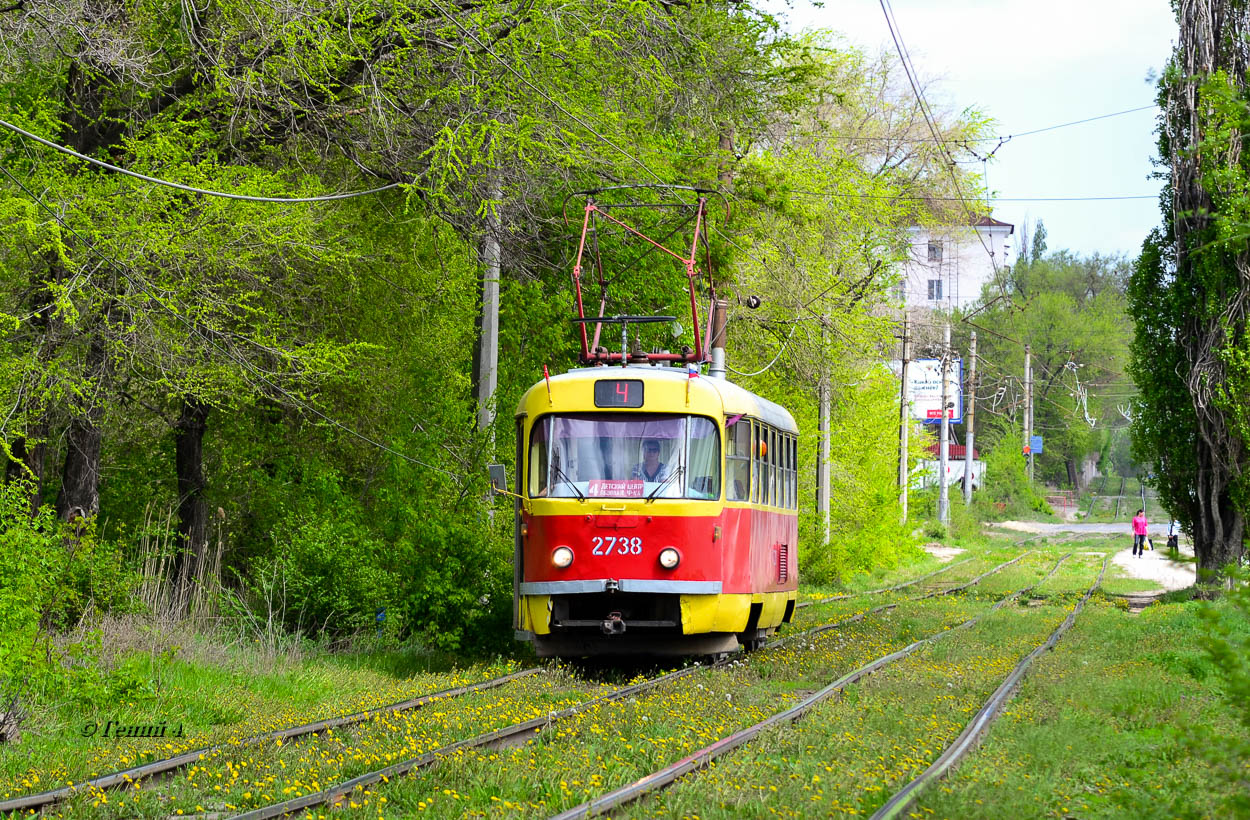 Волгоград, Tatra T3SU № 2738
