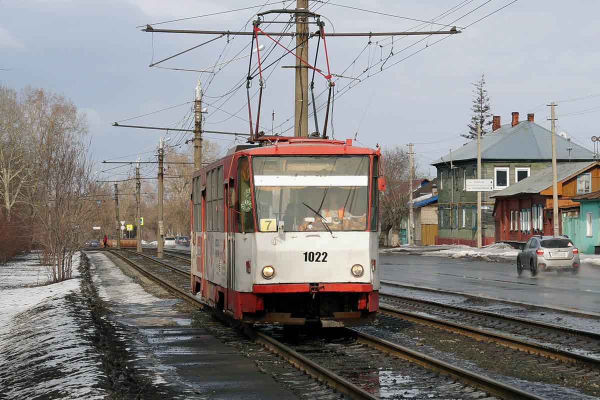 Барнаул, Tatra T6B5SU № 1022