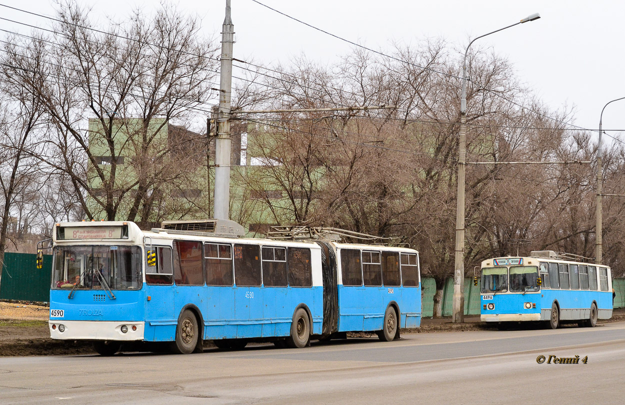 Волгоград, Тролза-62052.01 [62052Б] № 4590; Волгоград, ЗиУ-682В [В00] № 4496