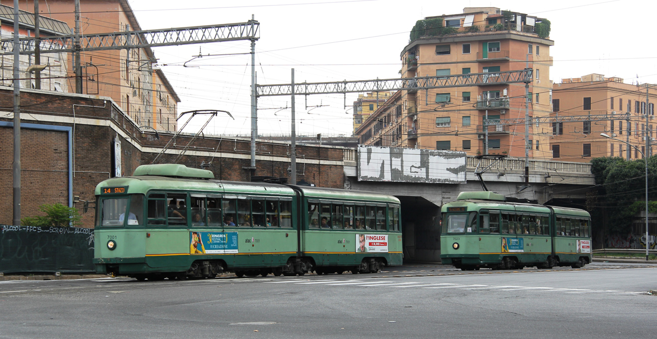 Рим, Treno Articolato Stanga (TAS) № 7001; Рим, Treno Articolato Stanga (TAS) № 7023