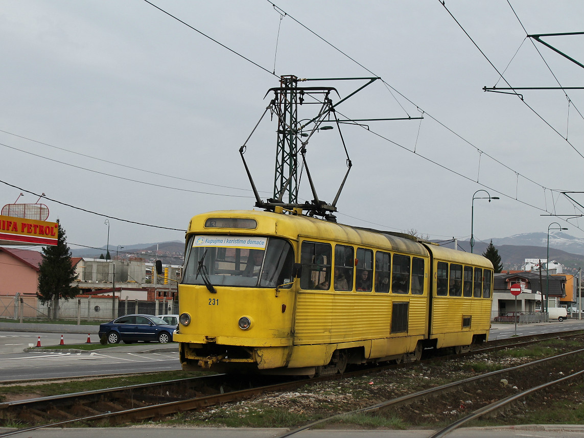 Сараево, Tatra K2YU № 231