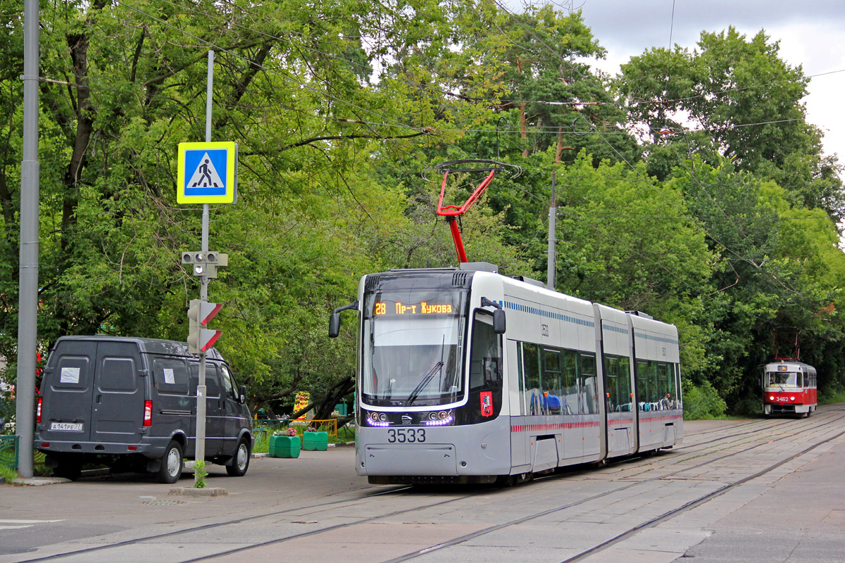 Moskva, 71-414 (Pesa Fokstrot) Br. 3533 Moskva, 71-414 (Pesa Fokstrot) Br. 3533