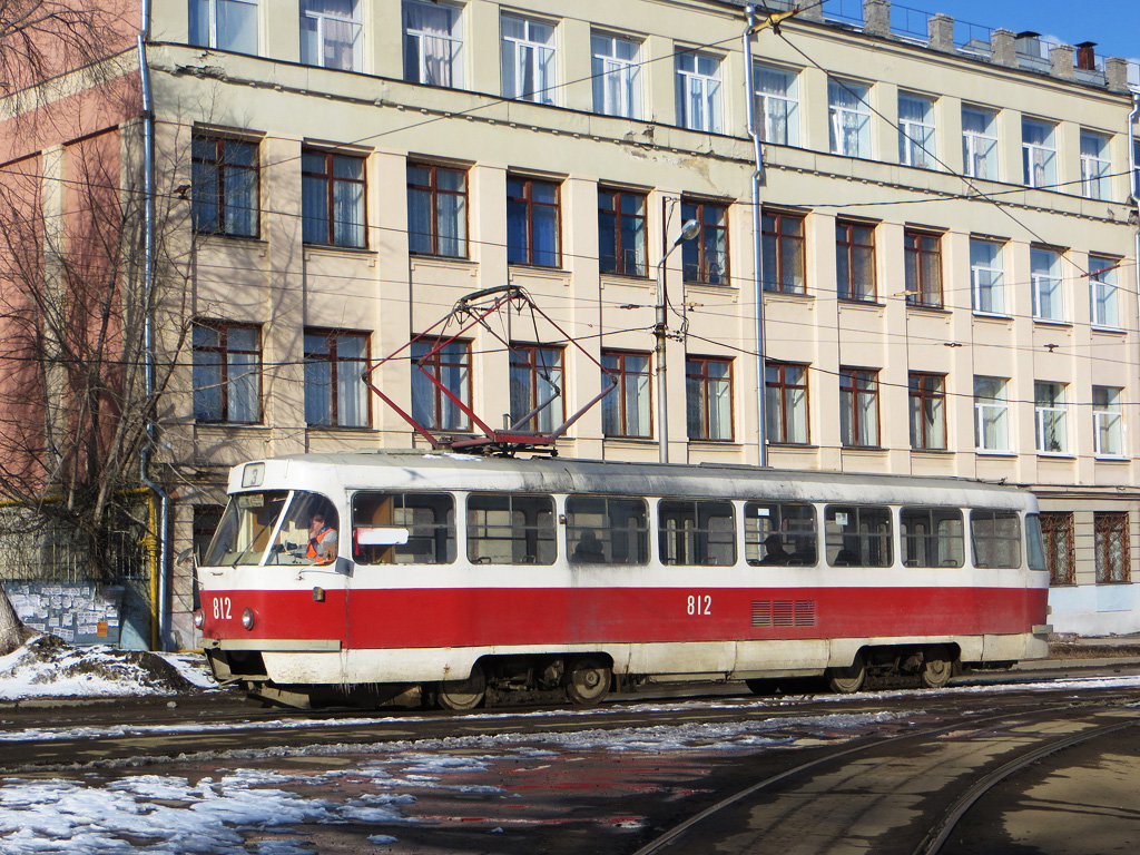Самара, Tatra T3SU № 812; Самара — Конечные станции и кольца (трамвай)