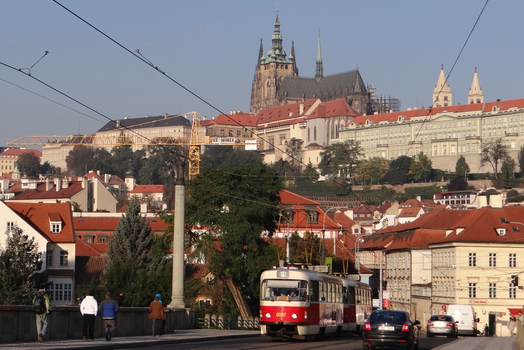 Прага, Tatra T3M2-DVC № 8087