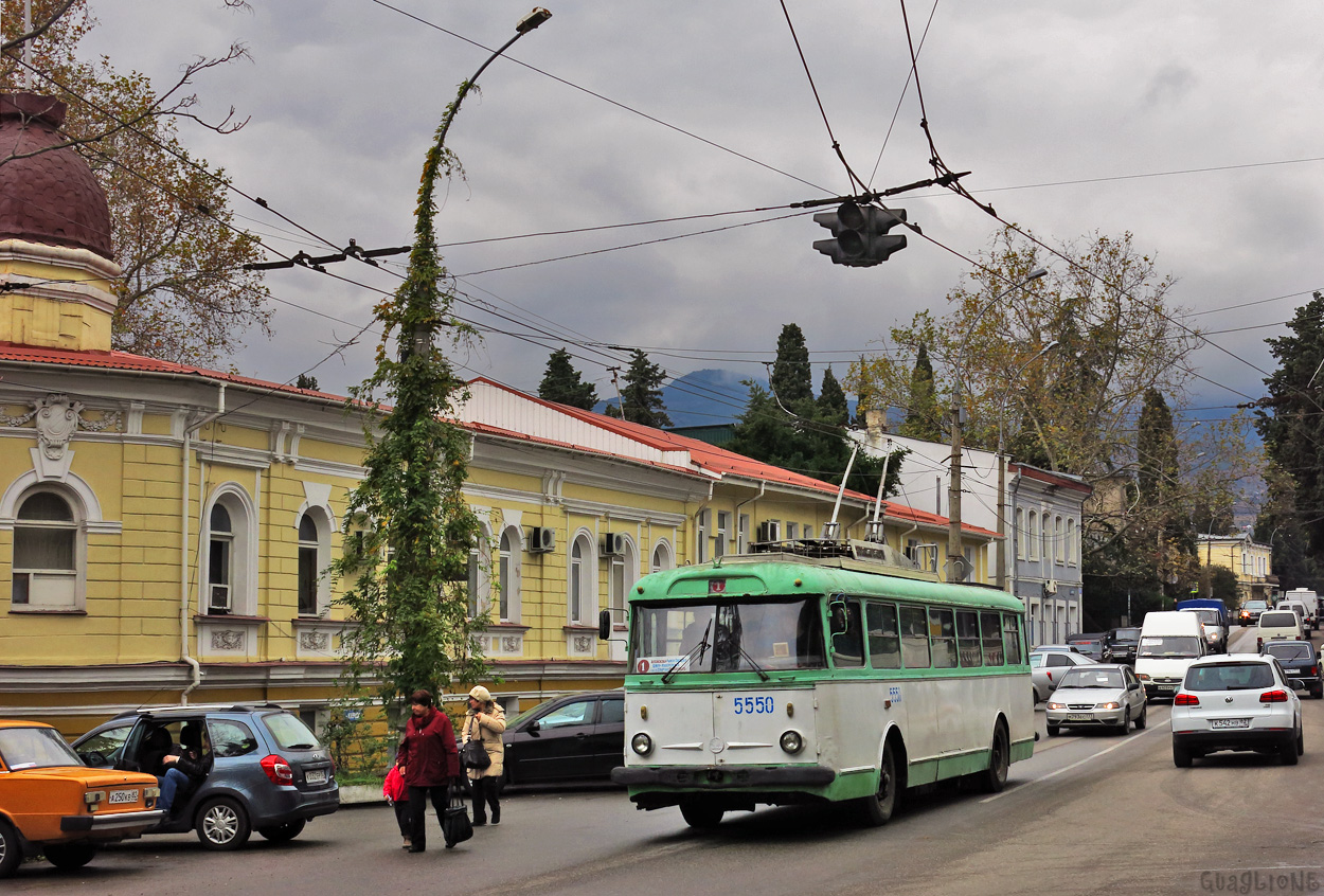 Крымский троллейбус, Škoda 9Tr21 № 5550