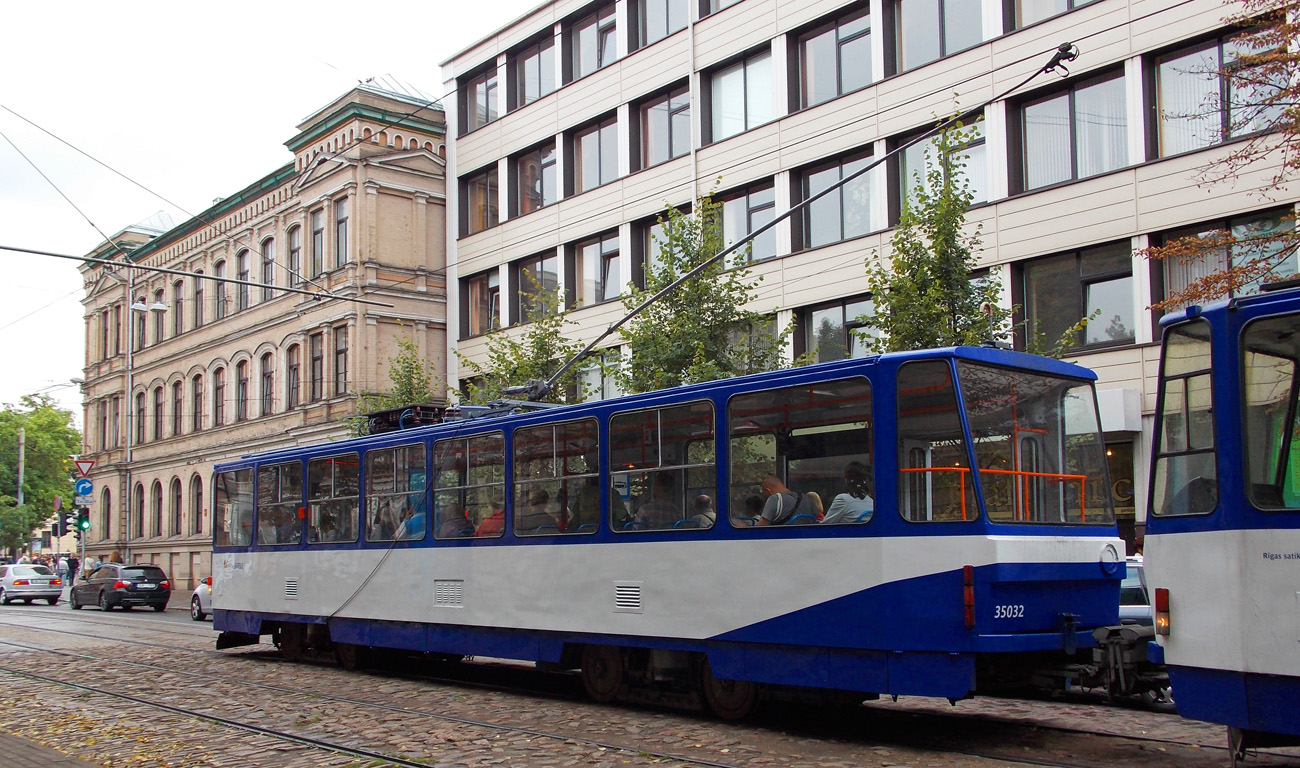 Рига, Tatra T3MR (T6B5-R) № 35032