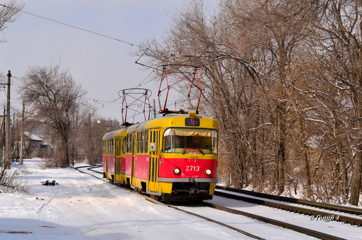 Волгоград, Tatra T3SU № 2713