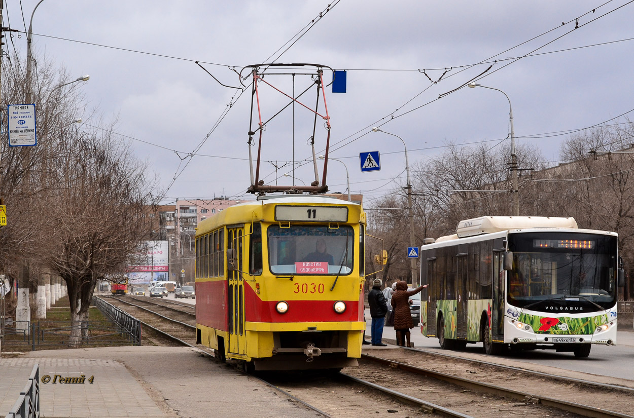 Волгоград, Tatra T3SU мод. ВЗСМ № 3030