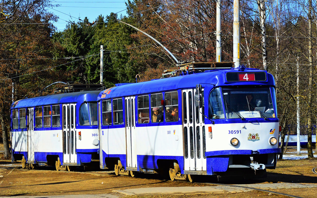 Рига, Tatra T3A № 30591