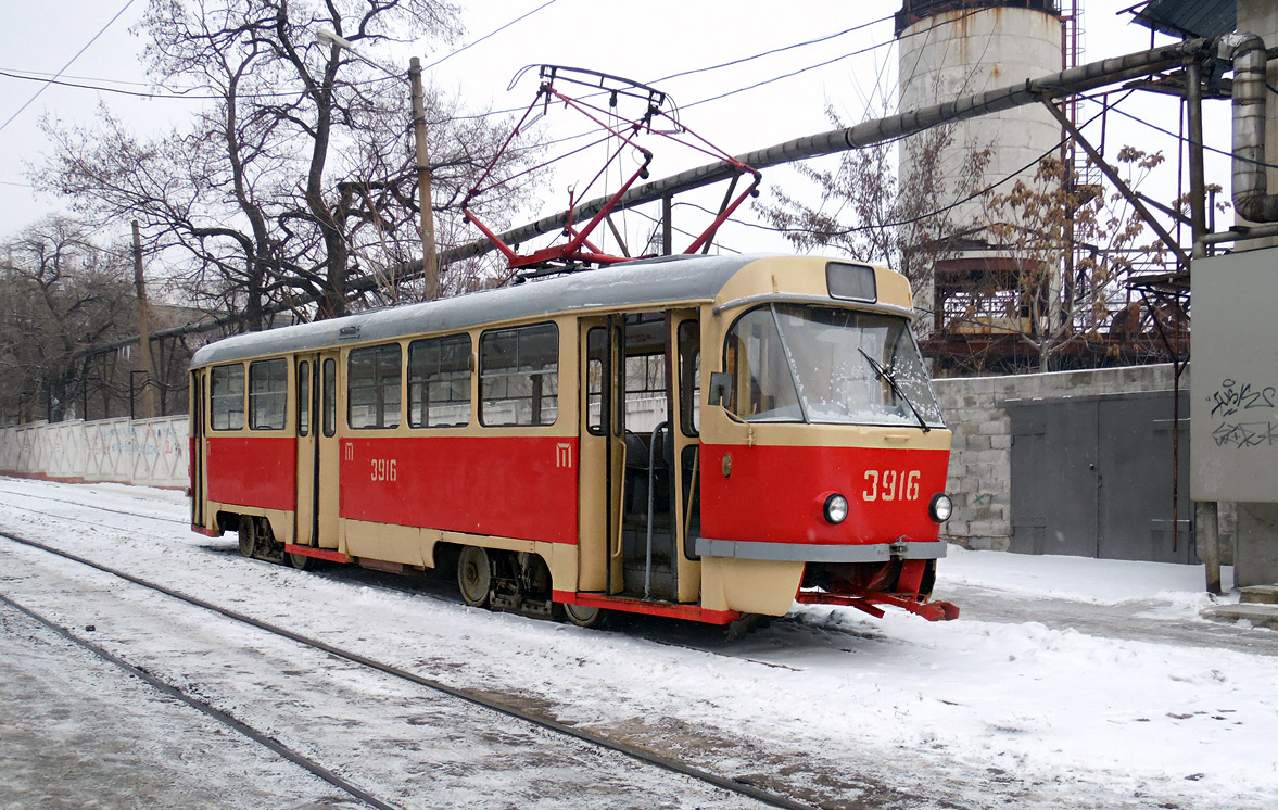 Донецк, Tatra T3SU № 3916