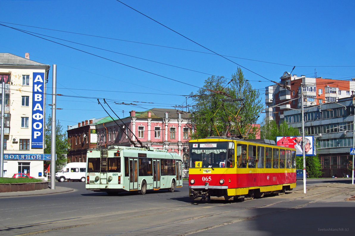Курск, Tatra T6B5SU № 065; Курск, БКМ 321 № 008