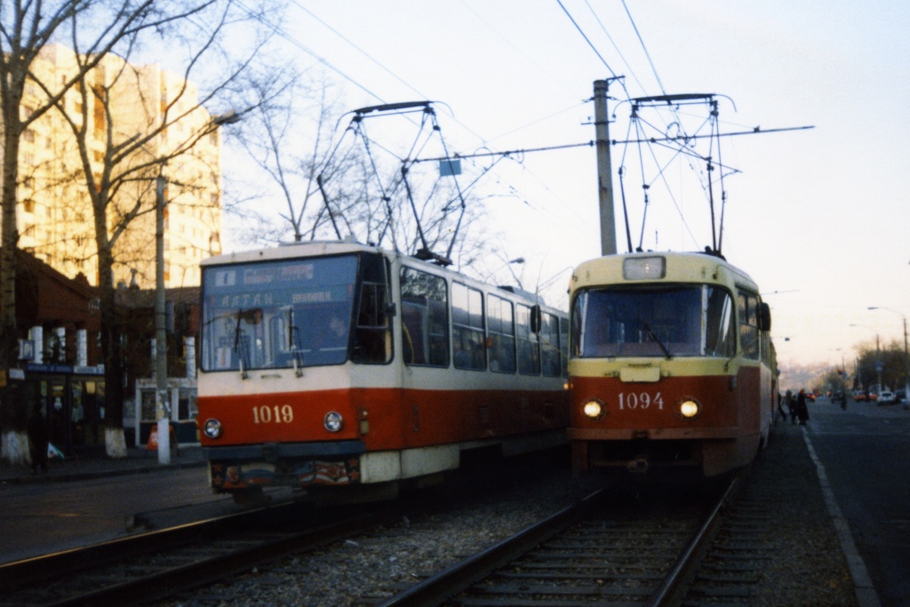Барнаул, Tatra T6B5SU № 1019; Барнаул, Tatra T3SU № 1094