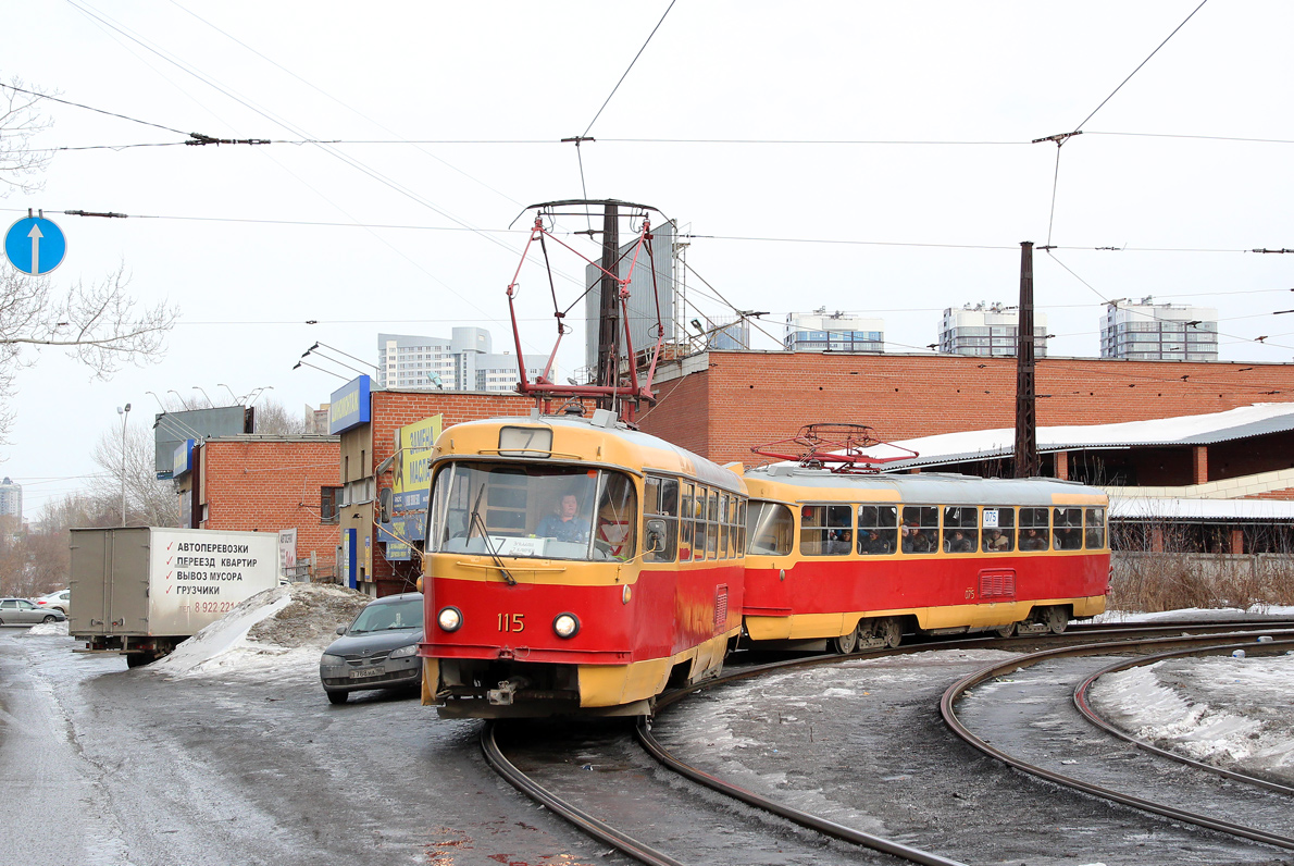 Екатеринбург, Tatra T3SU (двухдверная) № 115