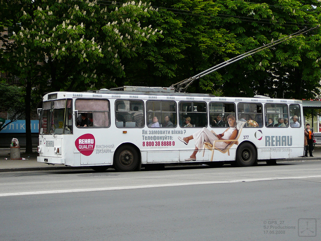 Киев, Škoda 14Tr02/6 № 377