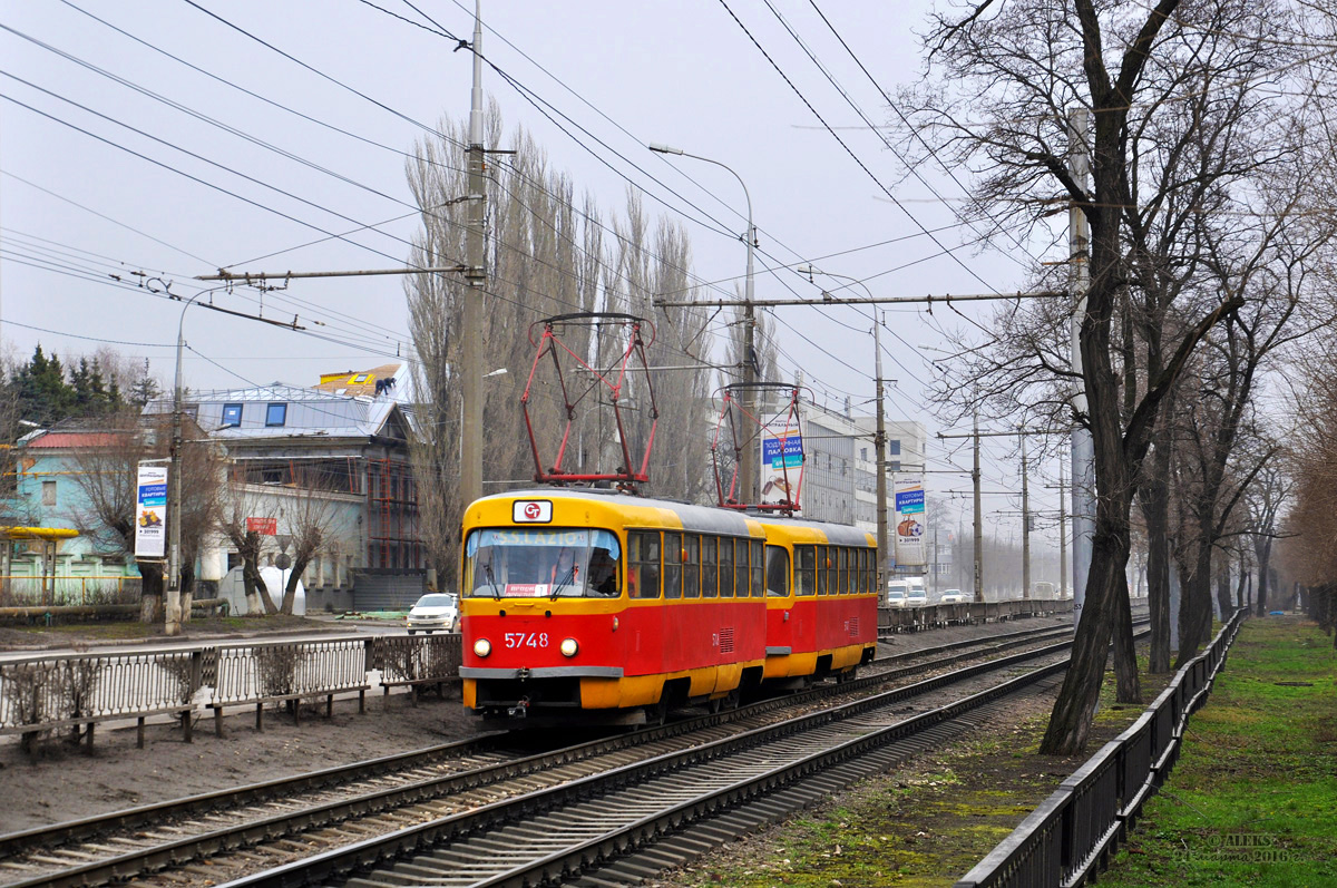 Волгоград, Tatra T3SU № 5748; Волгоград, Tatra T3SU № 5747