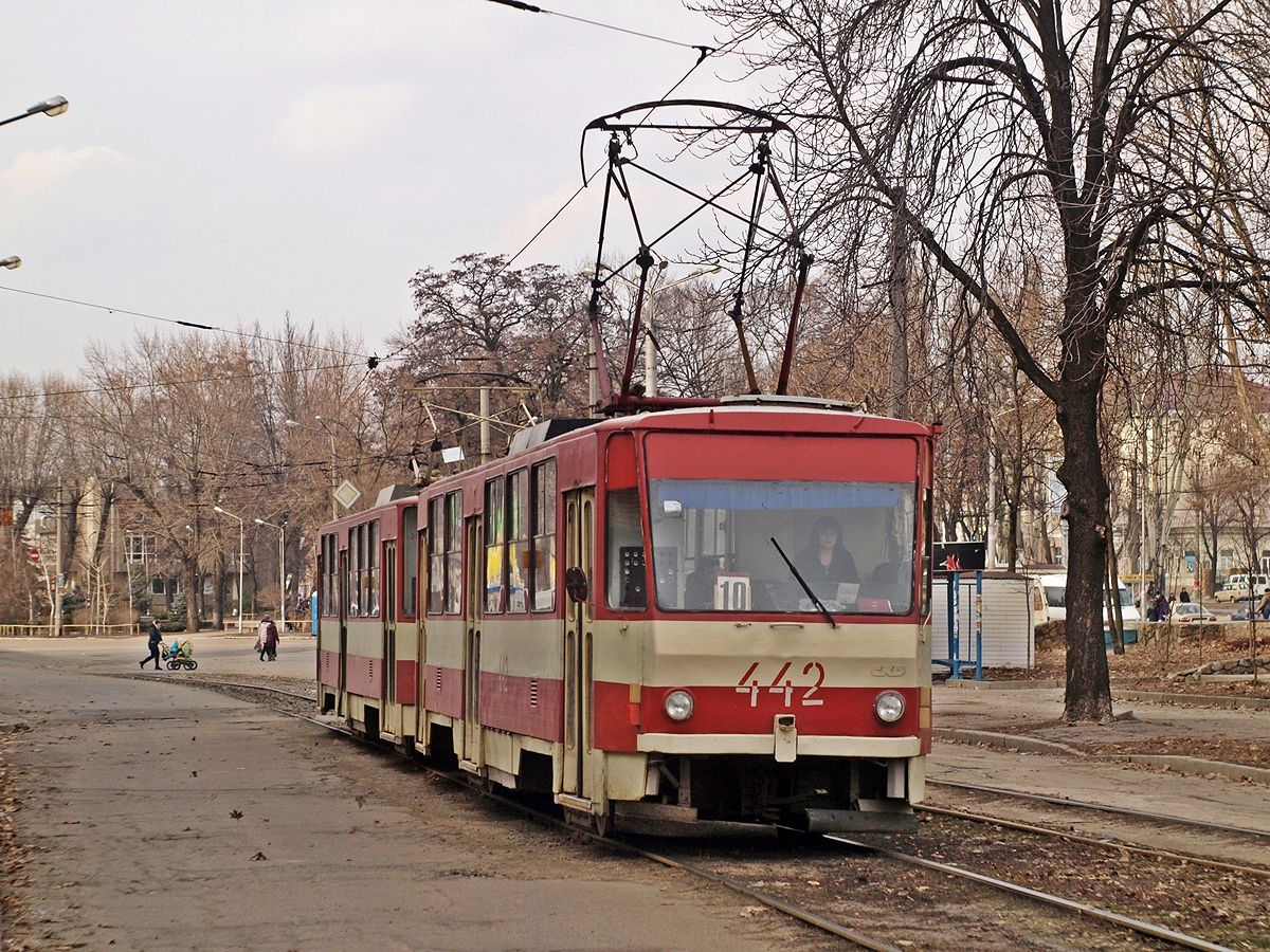 Запорожье, Tatra T6B5SU № 442