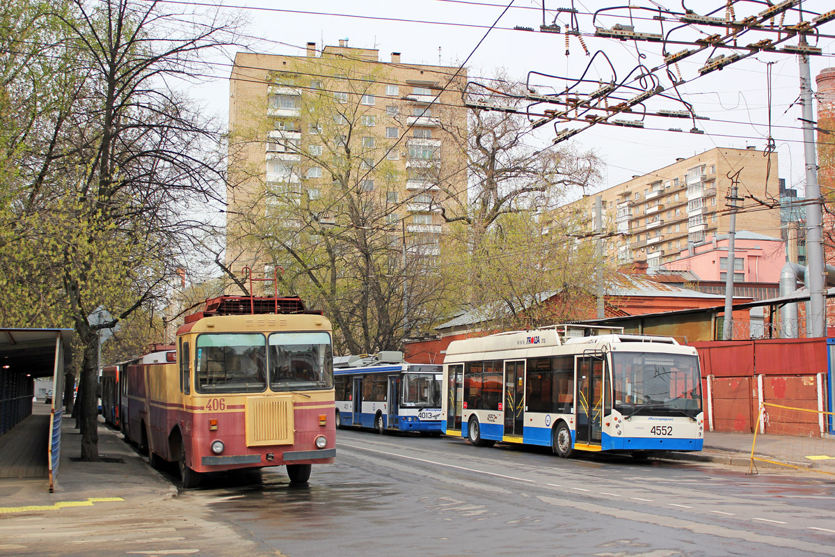 Maskva, KTG-2 nr. 0406; Maskva, Trolza-5265.00 “Megapolis” nr. 4552