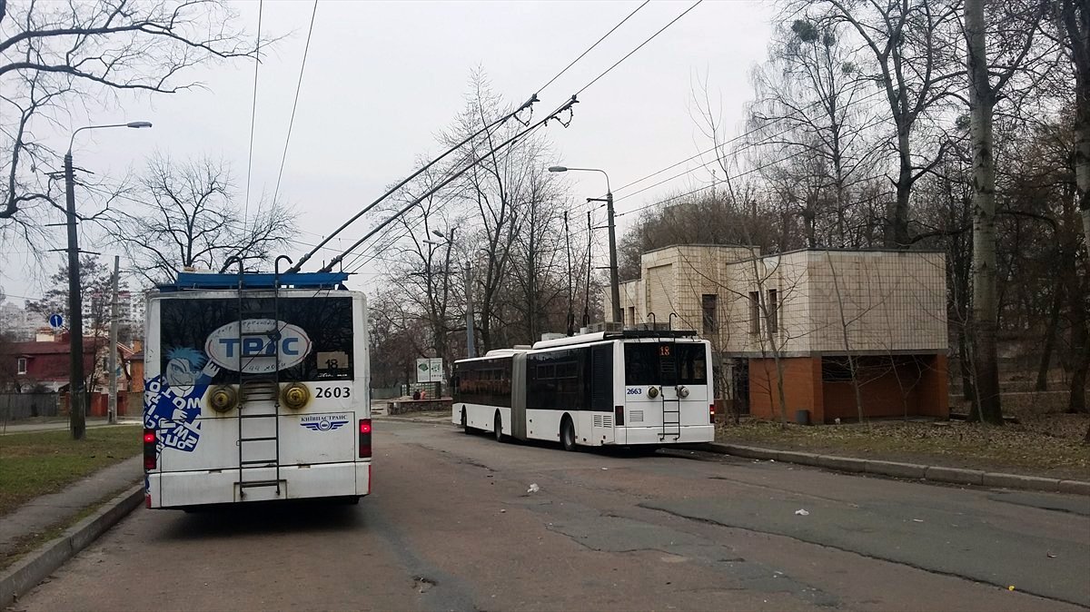 Киев, ЛАЗ E301D1 № 2603; Киев, ЛАЗ E301D1 № 2663