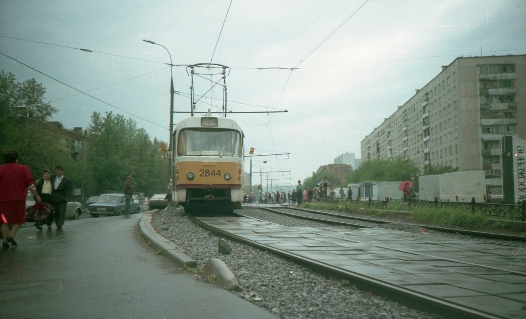 Москва, Tatra T3SU № 2844
